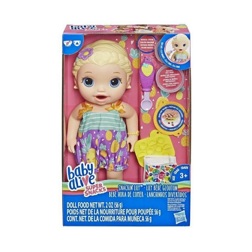 Muneca Baby Alive Lanchinos Divertidos Snackin Lily
