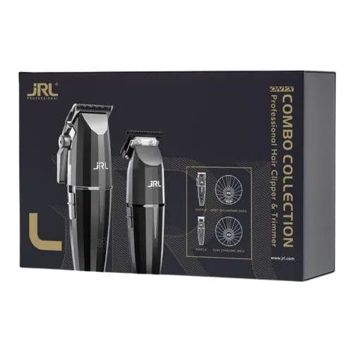Kit Maquina Cabelo Jrl Collection Clipper Trimer Onyx