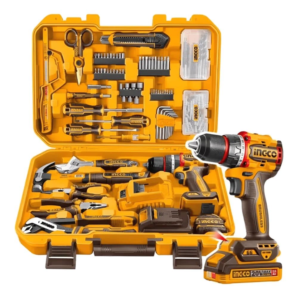 Kit Ingco 166PCS Parafusadeira