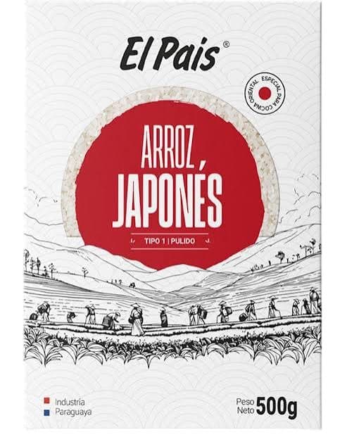 Arroz Japones El Pais Glutem 500G