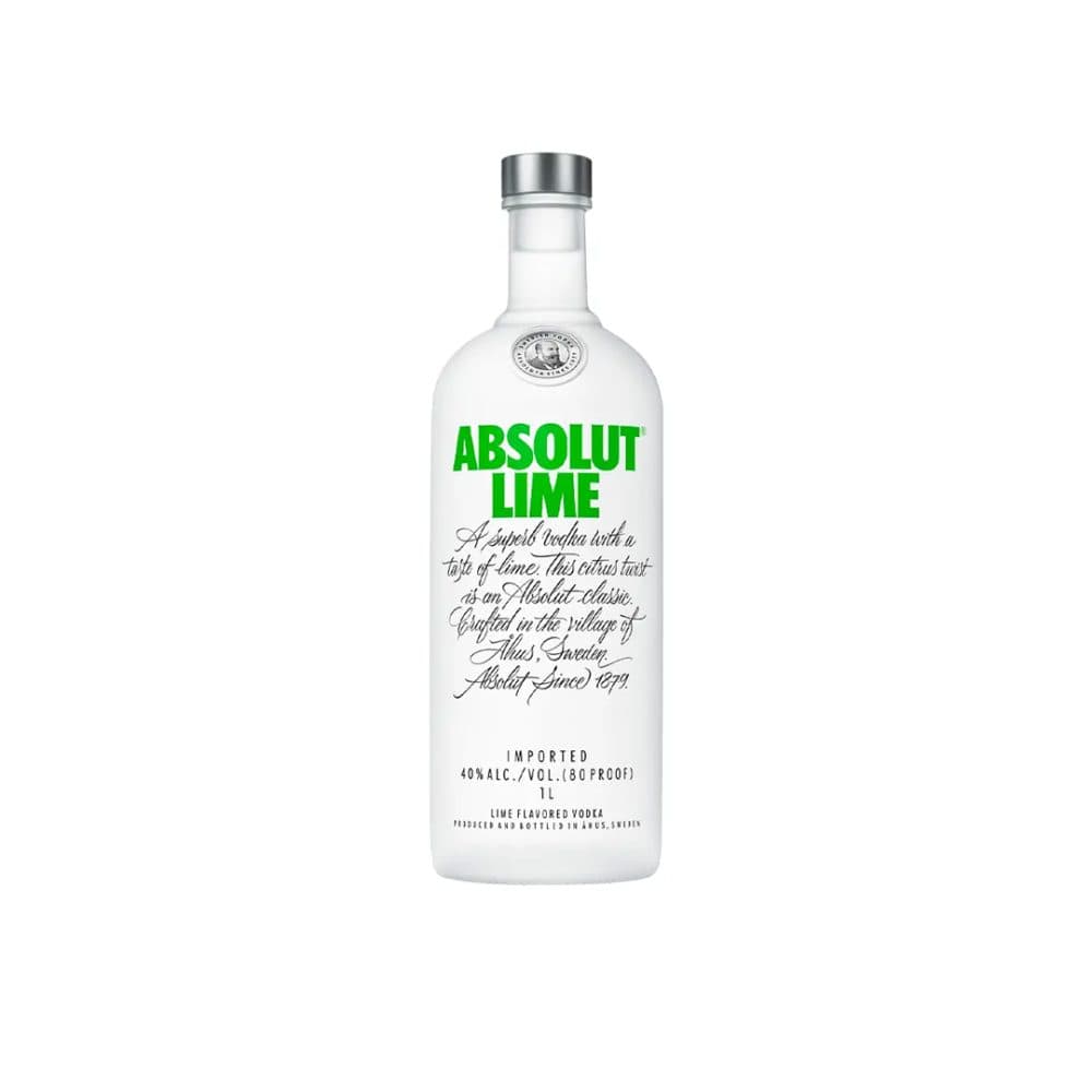 Absolut Beb Vodka Lime 1LT