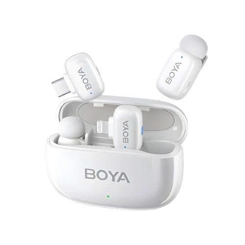Microfone Lapela Wir Boya Mini 13 Wireless USB Lightning