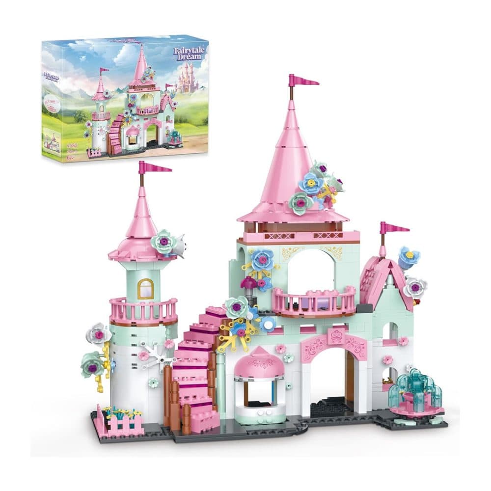 Bloques De Construccion Cogo Educativos Ensamblar Castillo Princesas 740 Piezas