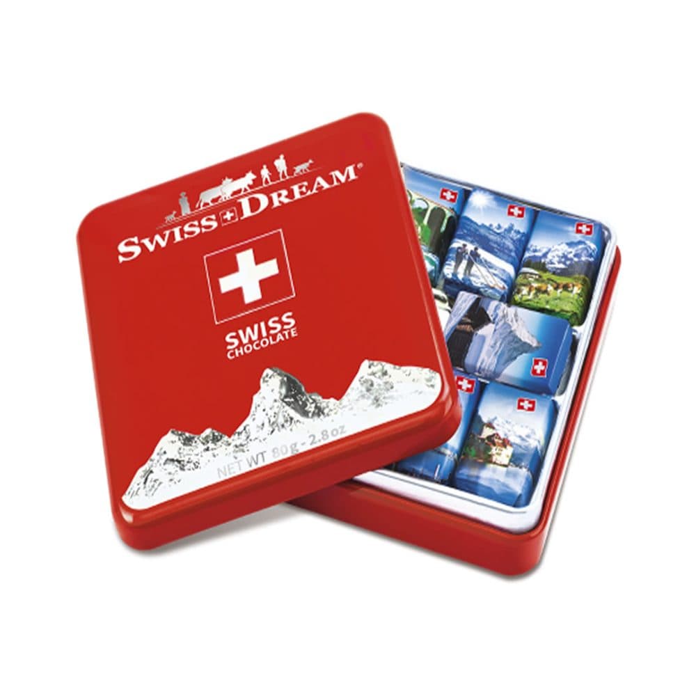 Caja De Metal Swiss Dream Swiss Chocolate