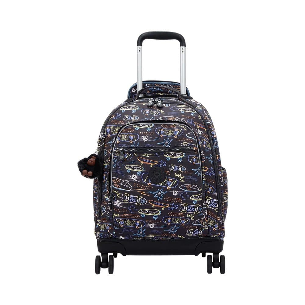 Mochila Rodas Kipling Zea Neon Skate
