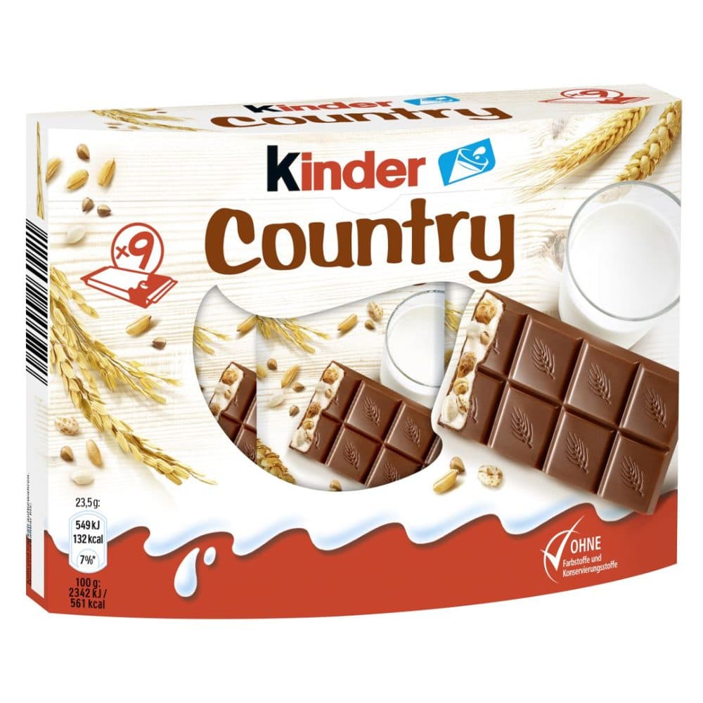Chocolate Kinder Countri Cx 9PCS 211G