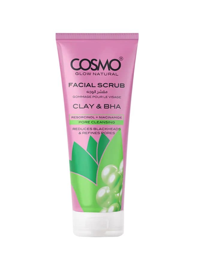 Creme Limpador Facial Cosmo Glow Clay Bha Scrub 100G