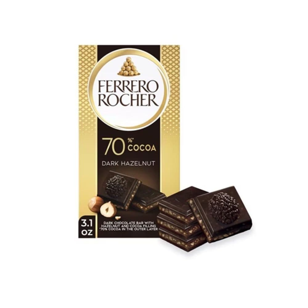 Chocolate Ferrero Rocher Hanzelnut Dark Barra 70