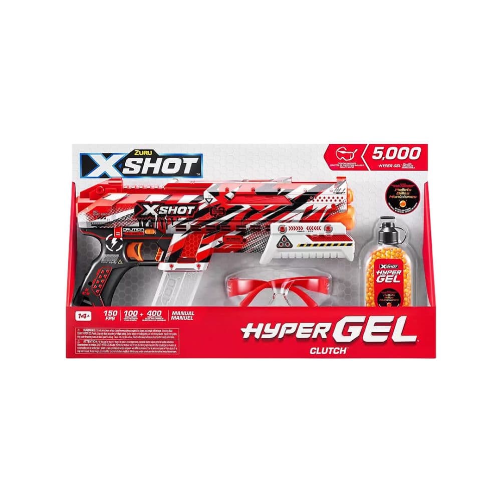 Pistola De Juguete Zuru Shot Hypergel Clutch Balines De Gel