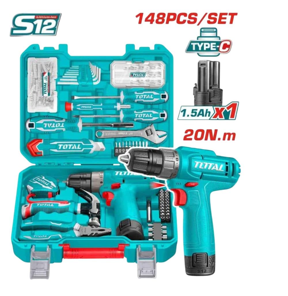 Kit Ferramentas Total 148PCS