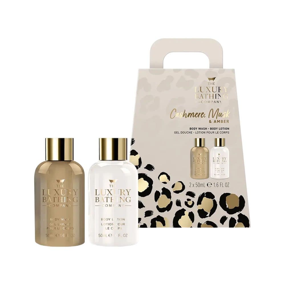 Set Cole Beauty The Luxury Bathing Company Cashmere Musk Amber Mini 2 Pecas