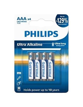 Philips Pilha Ultra Alkalina Aaa 4P 1 5V