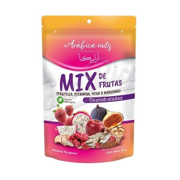 Mix Arabica Nuts Mix De Frutas Deshidrada Morango Pitah Higo Ma 50G