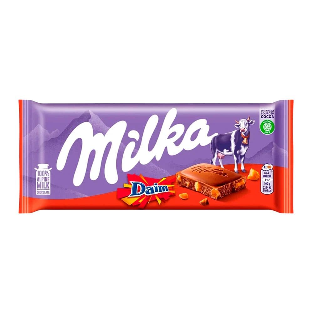 Chocolate Milka Daim Barra 100G