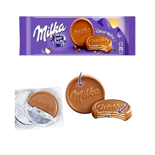 Biscoito Milka Choco Wafer 10X 300G