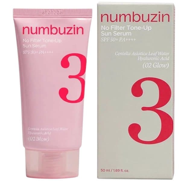 Protetor Solar Facial Numbuzin 03 No Filt Ton Up Serum