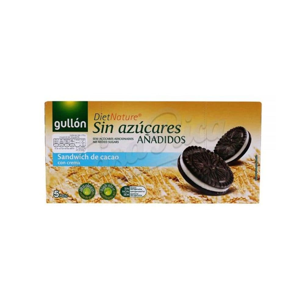Biscoito Gullon Thins Sandw Cacao Crema Azucar 210G