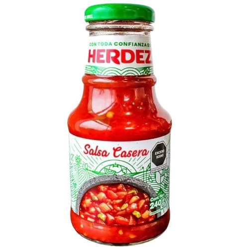 Molho Herdez Salsa Casera 240G Vidro