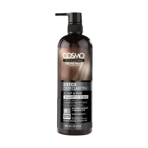 Shampoo Cosmo Tricho Pro Plus Detox Deep Clarifying Scap Hair 1L
