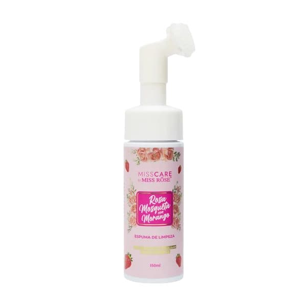 Limpador Facial Miss Rose Rosa Mosquera Morango 150ML