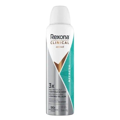 Des Rexona Aerosol Clinical Refresh 3X Prote Ao 150ML