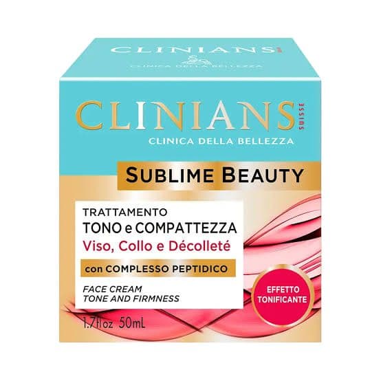 Creme Facial Clinians Sublime Beauty Efetto Tonificante 50ML