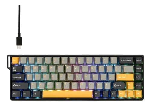 Teclado Mecanico Aula Max Rbg 65 Yongchun Mag