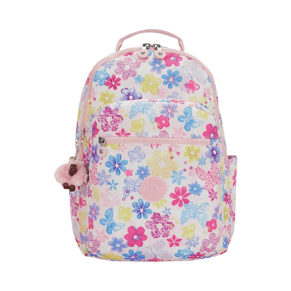 Mochila Kipling Seoul College Extra Flower