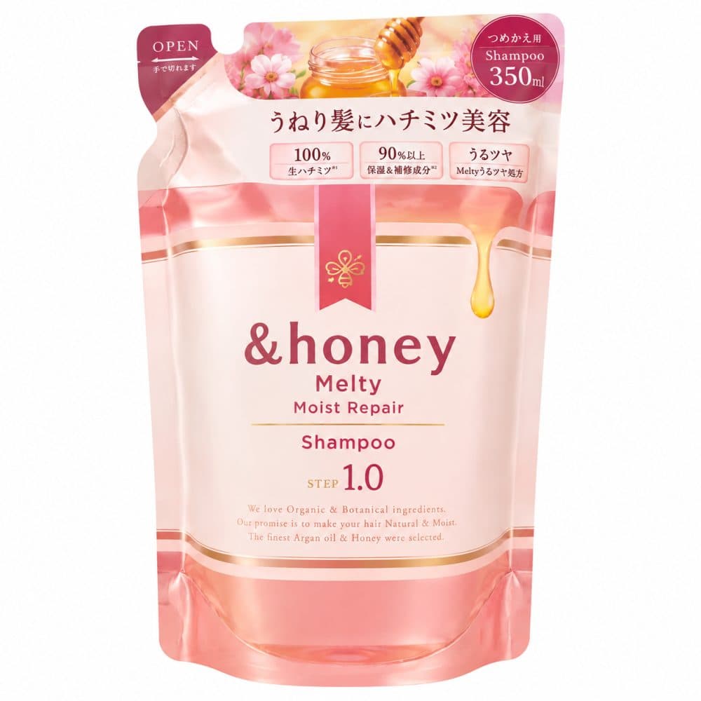 Shampoo Honey Melty Moist Repair Step Refil 350ML