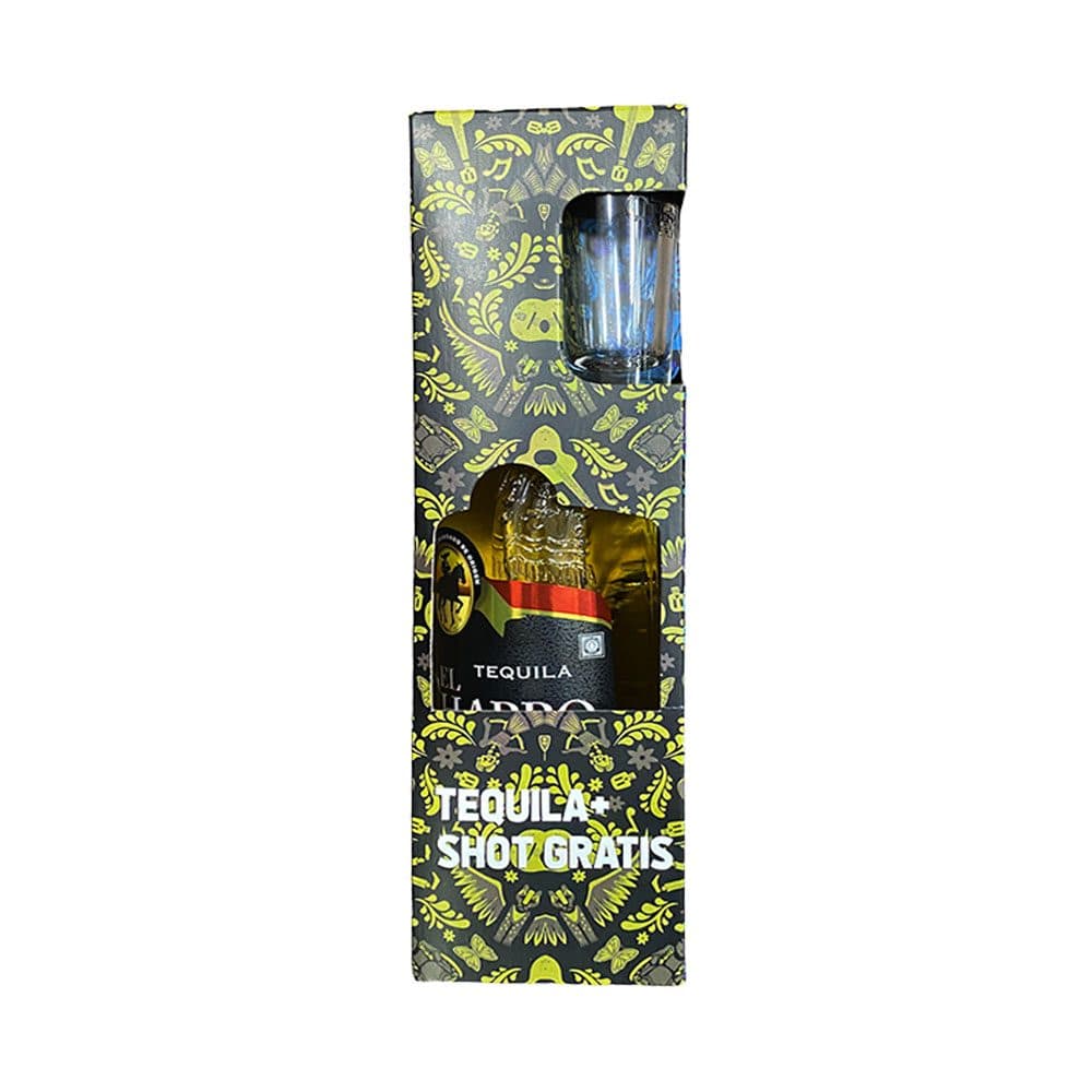 Tequila El Charro Reposado 1 Vaso Jaibolero 750ML