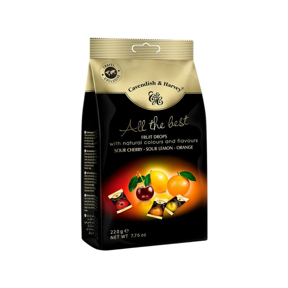 Bala De Frutas Cavendish Harvey Al The Best Fruit Drops 220G