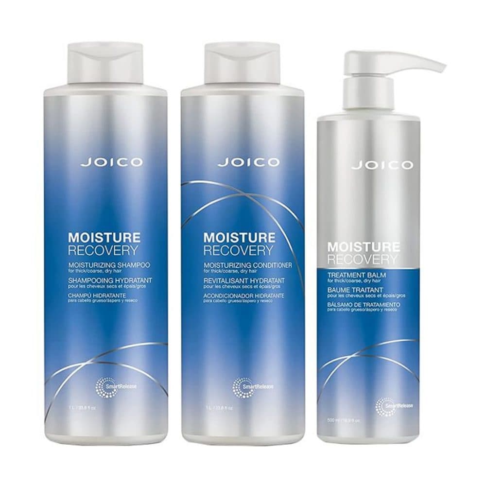 Kit Joico Moisture Recovery Shampoo 1LT Acondicionador 1LT Mascara 500ML