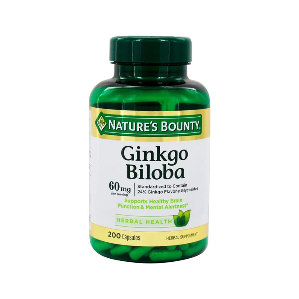Vitamina Nature Bounty Ginkgo Biloba 200 Capsulas