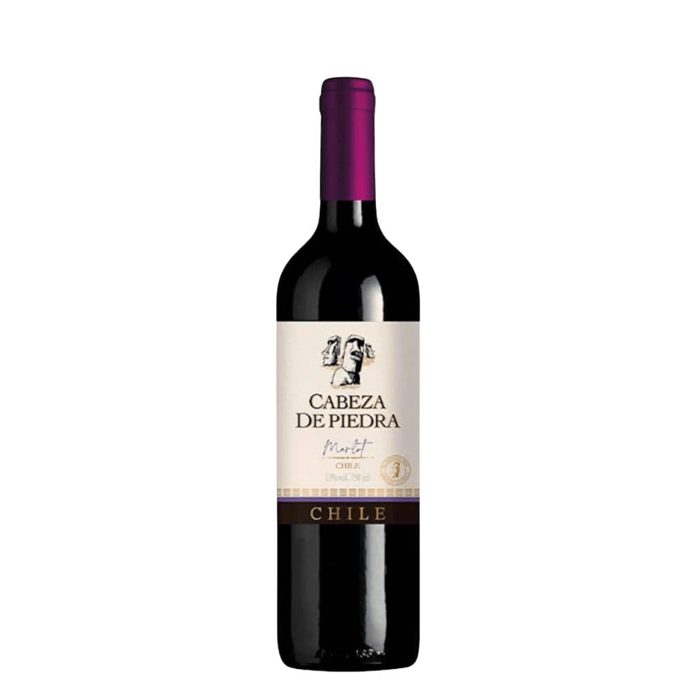Beb Vinho Chi Cabeza De Piedra Tinto Merlot 750ML