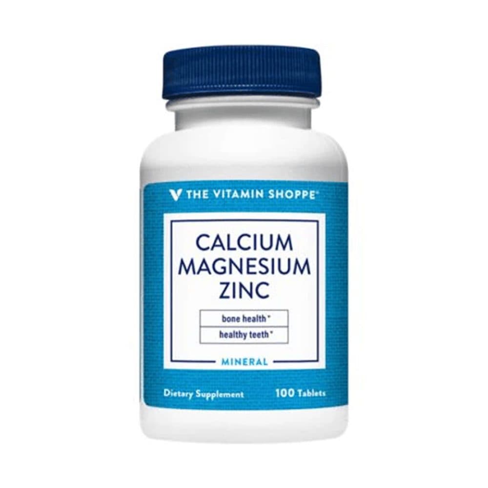 Vitamina Shoppe Cal Mag Zinc 100 Capsulas