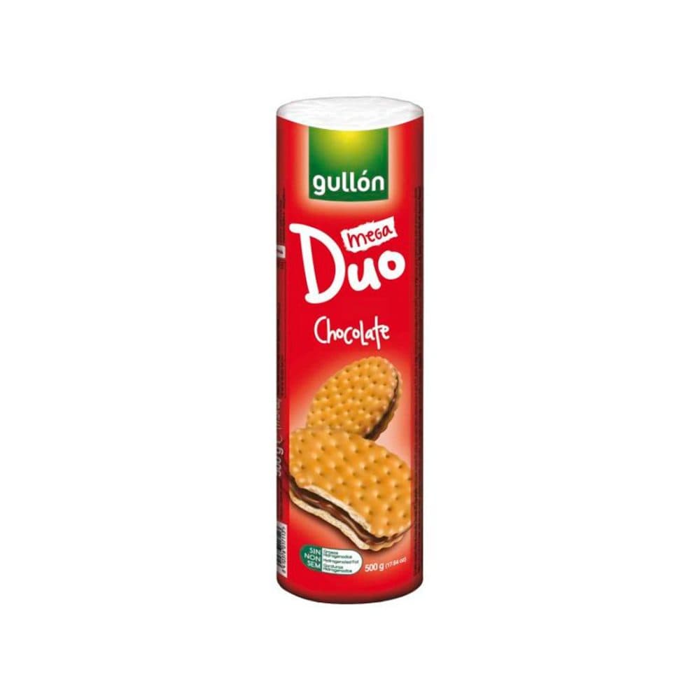 Biscoito Gullon Mega Duo Chocolate 500G