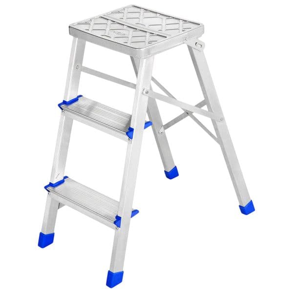 Escada De Aluminio Banqueta
