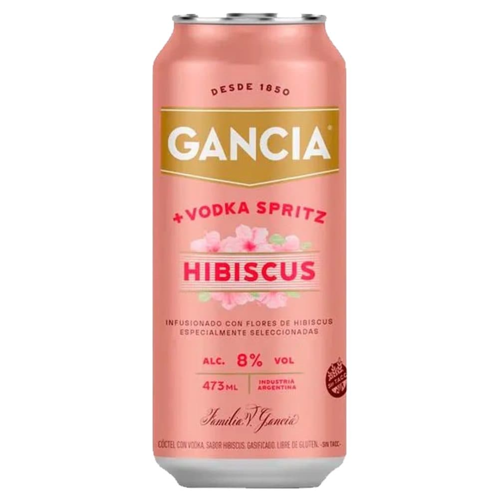 Beb Coctel Arg Gancia Vodka Spritz Hibiscus 473ML