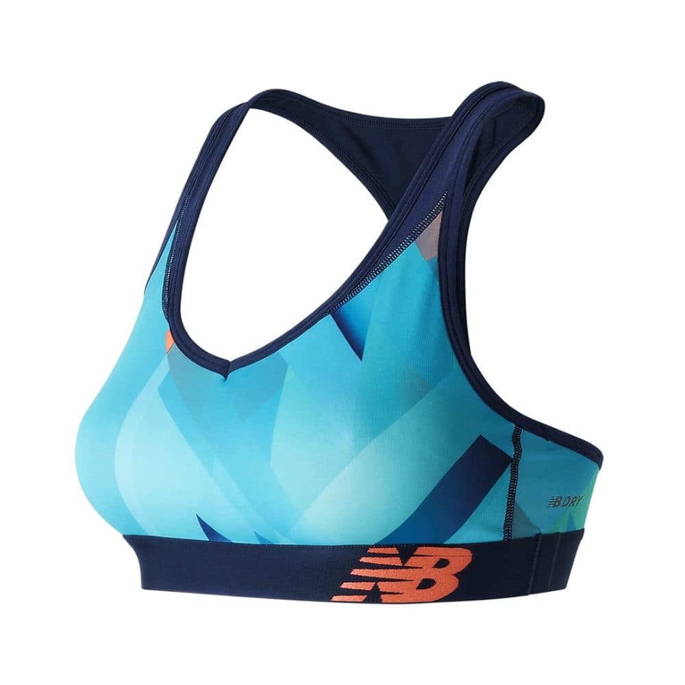 Top Crop Balance Pace Printed Bra