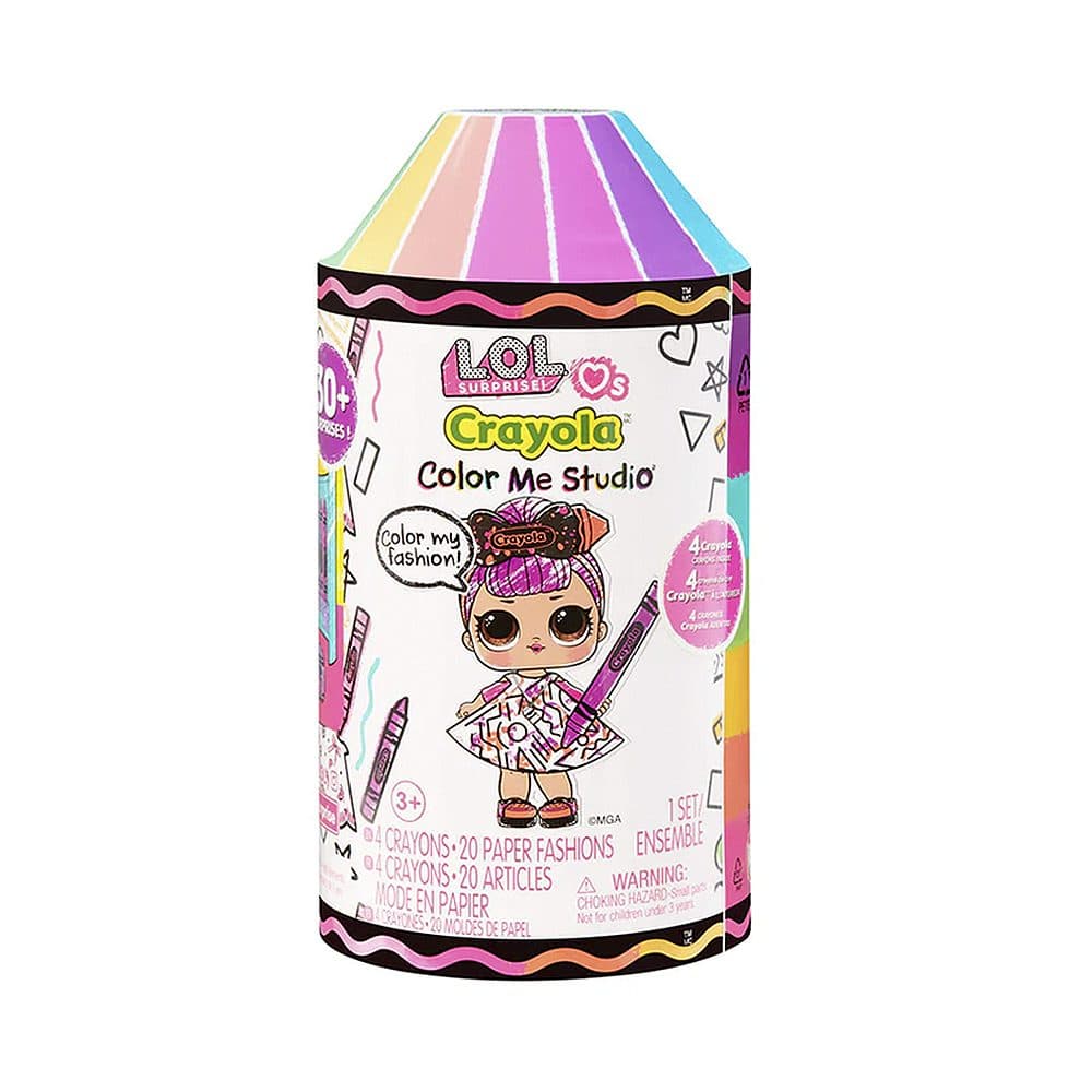 Boneca Surprise Loves Crayola Color Me Studio Euc