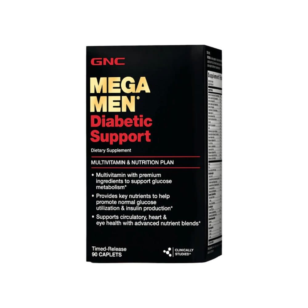 Vitamina Gnc Mega Diabetic Support 90 Capsulas