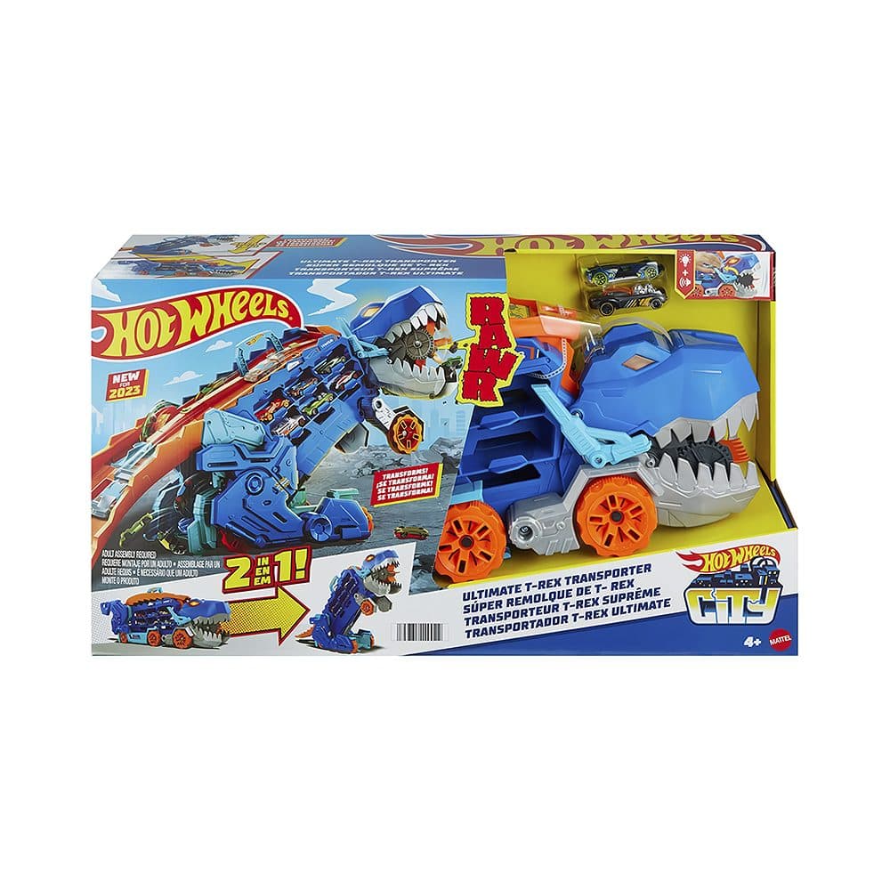 Caminhao De Brinquedo Mattel Hot Wheels City Ultimate Rex Transporter