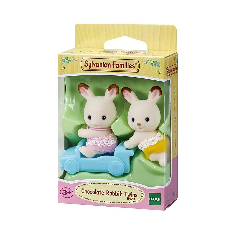 Figura Epoch Sylvanian Families Chocolate Rabbit Twins