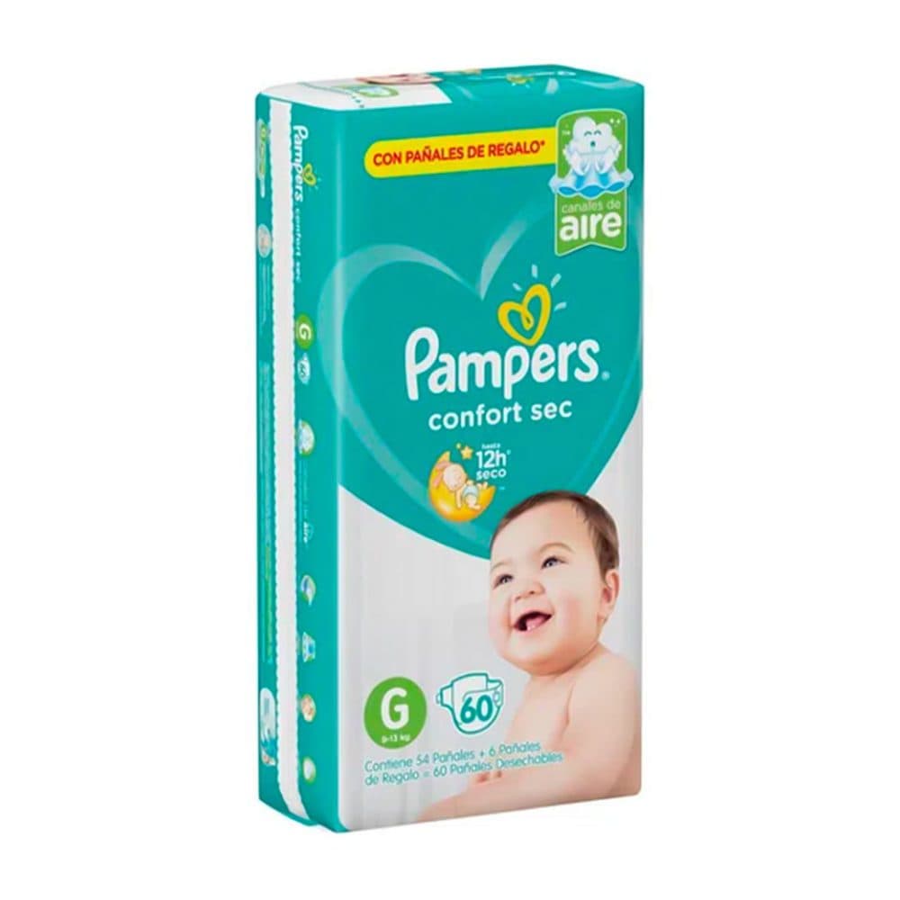 Panales Pampers Confort Sec 60 Unidades