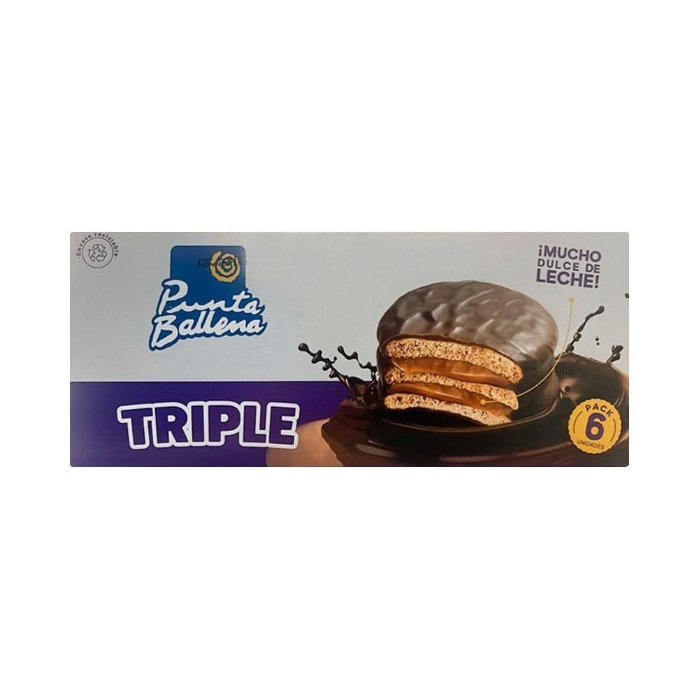 Alfajor Punta Ballena Triple Mousse