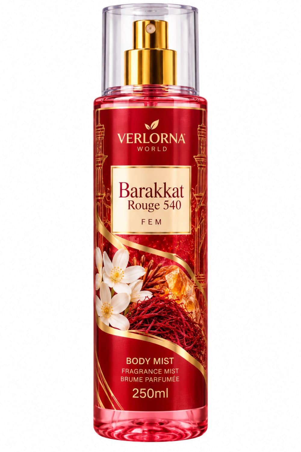 Mist Verlorna Barakkat Rouge 540 250ML