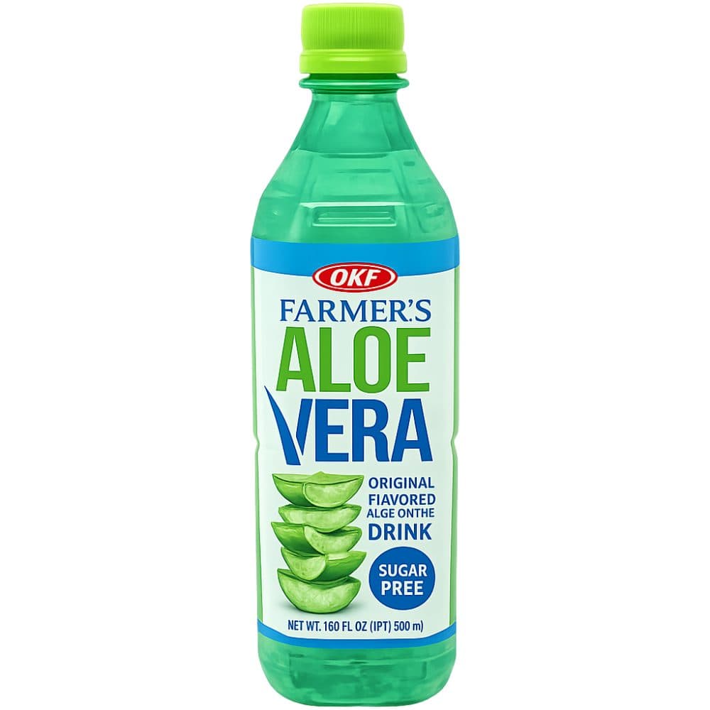 Beb Suco Okf Farmers Aloe Vera Sem Azucar 500ML
