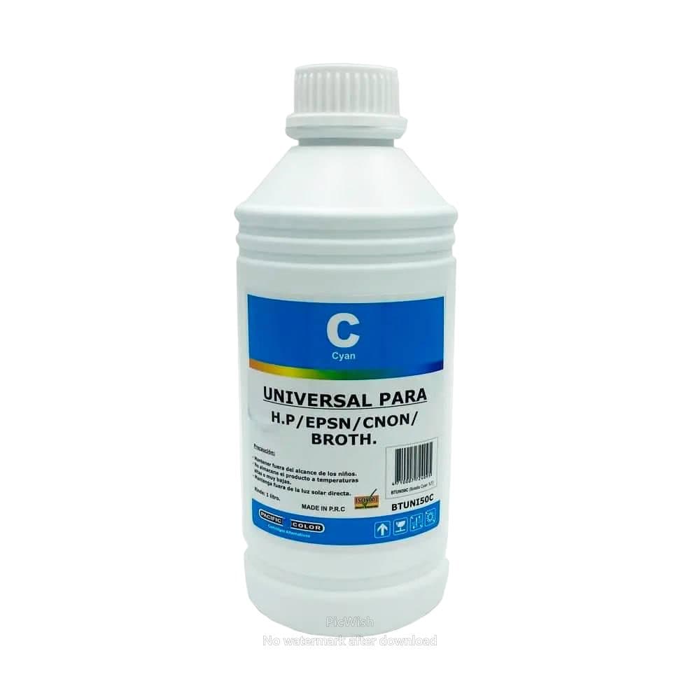 Tinta Maxcolor Universal 1L Cyan