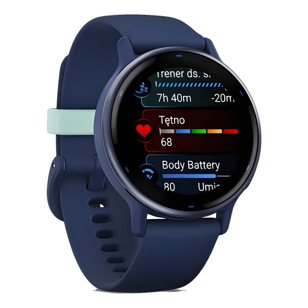Garmin Vivoactive 5 Navy Case Metallic 010 12