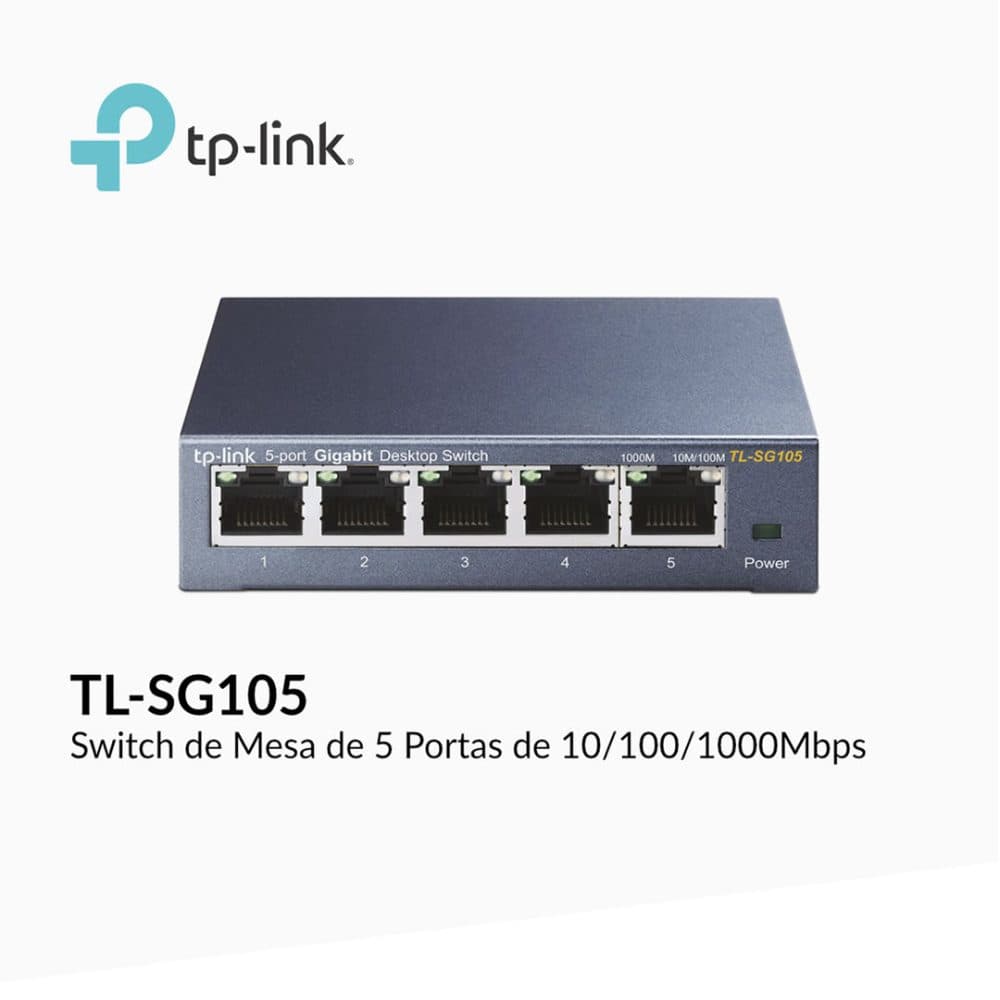 TP-Link Switch Para Sobremesa Gigabit 5 Puertos 100GB